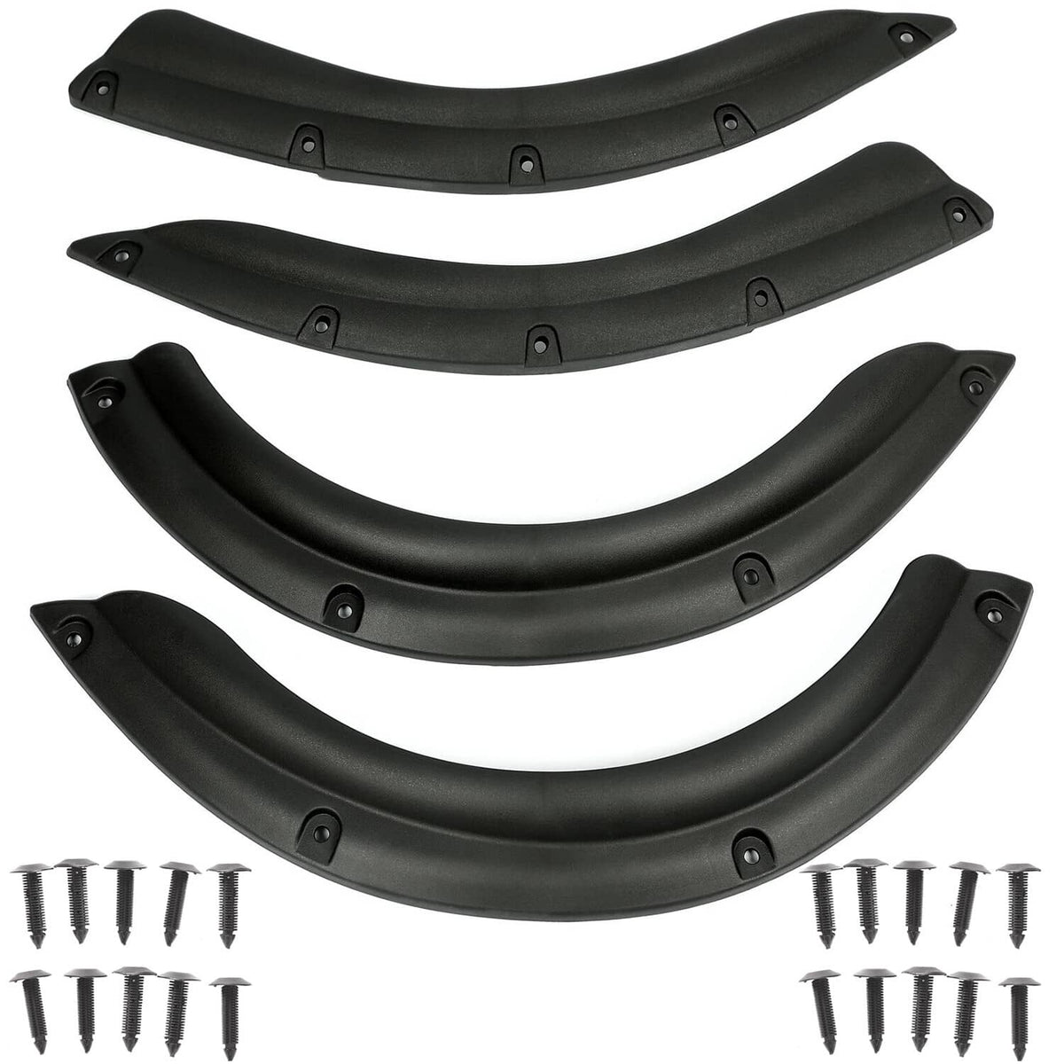 Solidspare Front & Rear Golf Cart Fender Flares W/ Screws For YAMAHA DRIVE G29 2007-2016