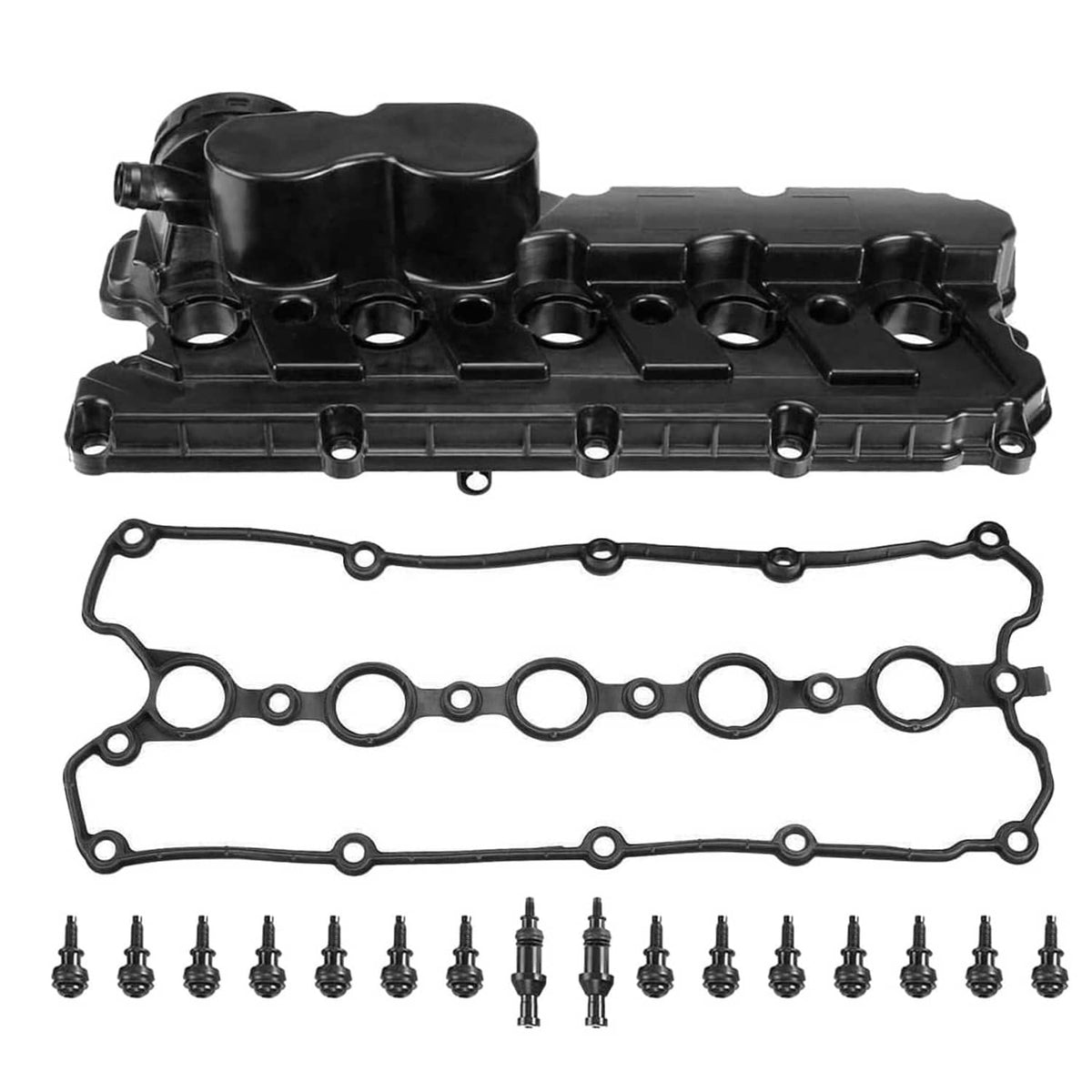 Solidspare Engine Complete Valve Cover NEW for VW Jetta Rabbit Golf Passat Beetle 2.5