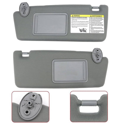 Solidspare 2Pcs Sun Visor LH Driver & RH Passenger Side For 2005-2015 Toyota Tacoma Gray