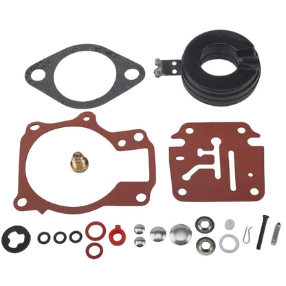 Solid Spare Johnson Evinrude Carb Carburetor Rebuild Repair Kit 20 25 28 30 40 45 48 396701