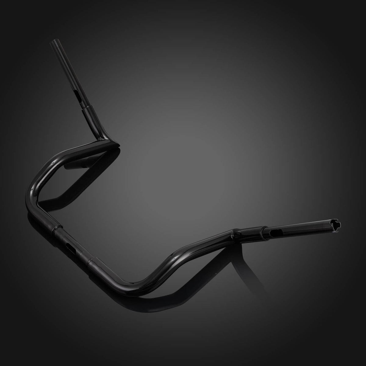 Solidspare Black 1.25" Ape Hanger 12" Meathook Handlebar For Harley Touring FLHXS FLHTK