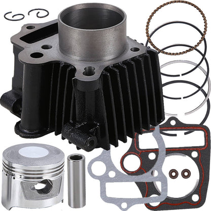 Solidspare Piston Cylinder Gasket Top End Kit for Honda CRF70F CT70 XR70R TRX70 Engine 70cc