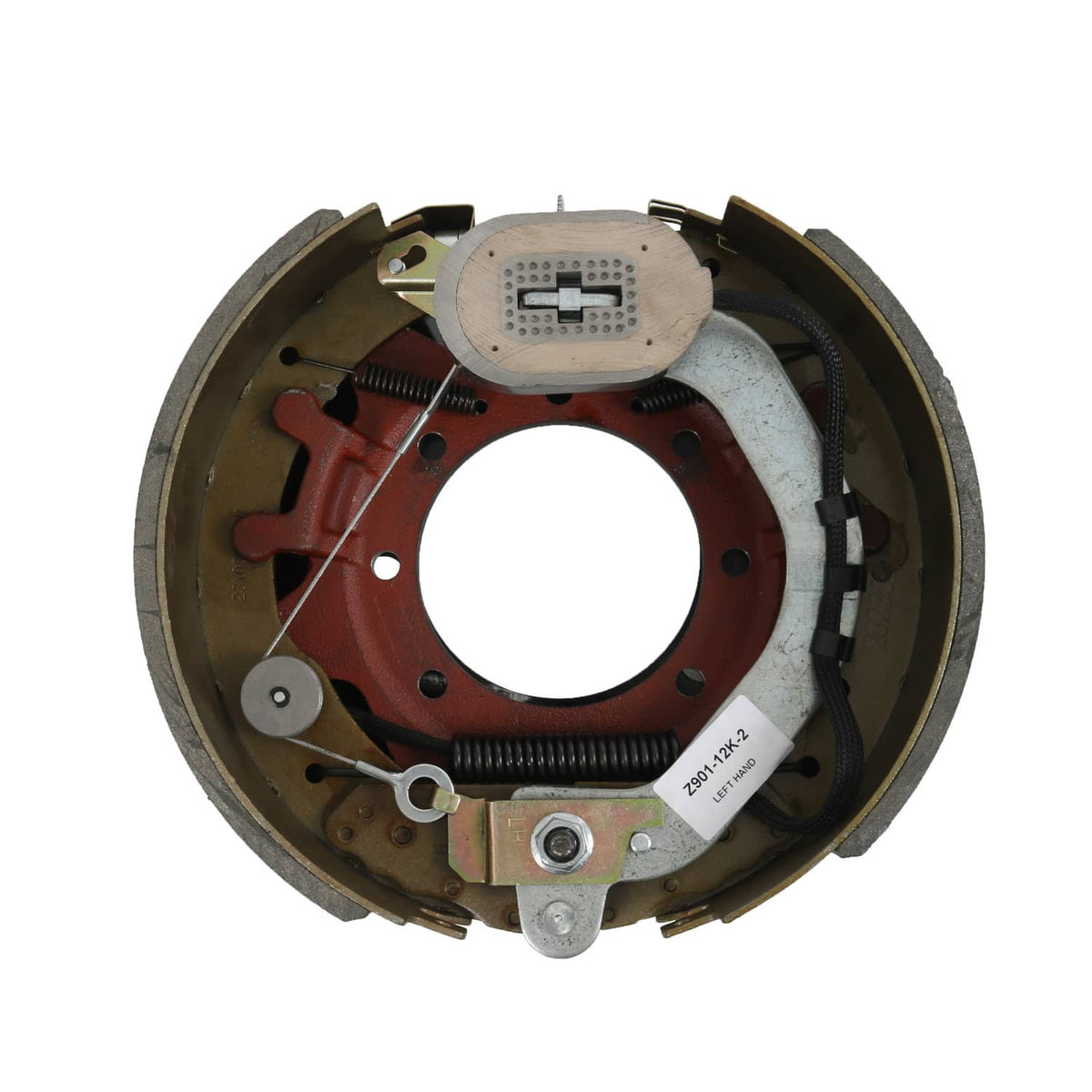 Solidspare NEW 4pcs 12-1/4x5" 12K 15K Electric Backing Plate Trailer Brake Fits Dexter 5"