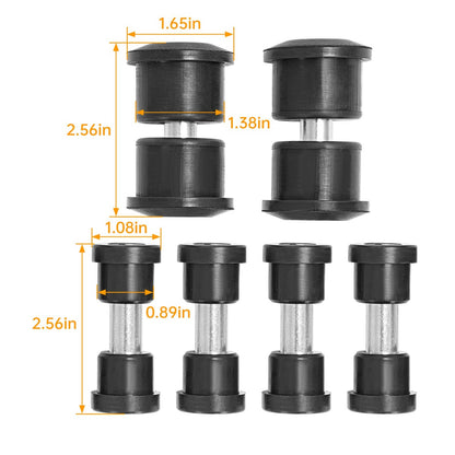 Solidspare For EZGO RXV 2008-UP Gas & Electric Golf Cart Rear Leaf Spring Bushing Kit 18PCS