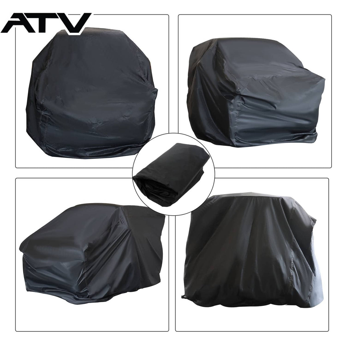 Solidspare XXXL 190T Waterproof ATV Cover Quad Bike For Polaris Can-Am For Honda For Yamaha