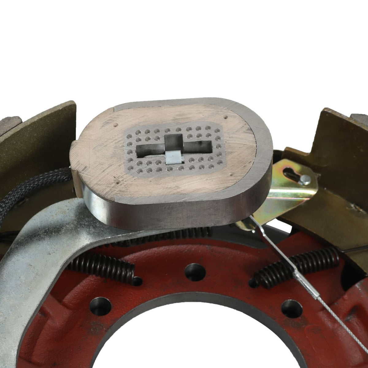 Solidspare NEW 4pcs 12-1/4x5" 12K 15K Electric Backing Plate Trailer Brake Fits Dexter 5"