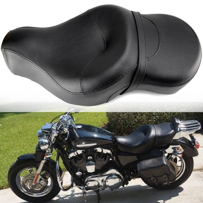 Solidspare For Harley Sportster XL Iron 883 1200 Custom Driver Rider Passenger Seat Two-up