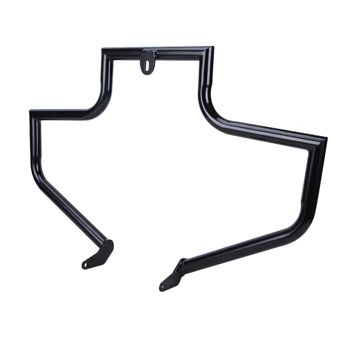 Solidspare Gloss Black Highway Engine Guard Crash Bar For Harley Softail FLSTN FLSTNI 05-17