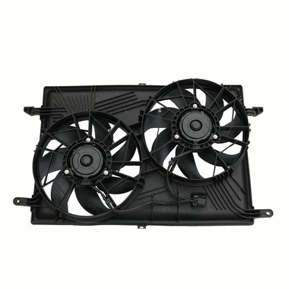 Solidspare Dual Radiator Cooling Fan Fits For 07-2017 GMC Acadia 2009-17 Chevrolet Traverse