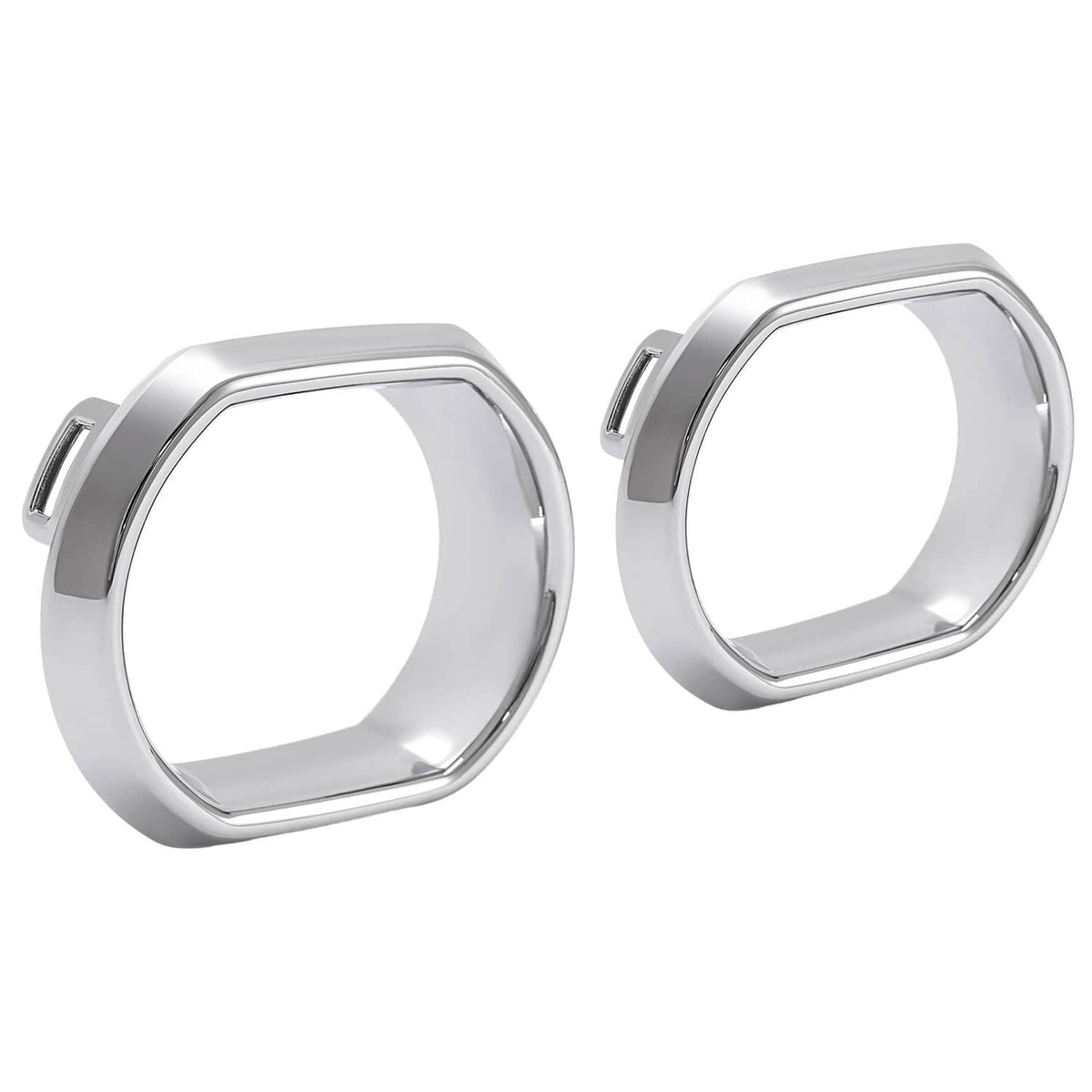Solid Spare Driver & Passenger Side For GMC Acadia 2013-2016 Bumper Fog Light Trim Molding