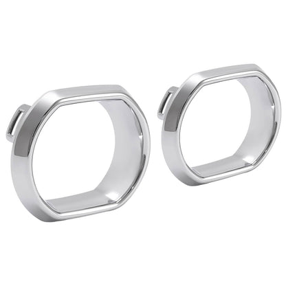 Solid Spare Driver & Passenger Side For GMC Acadia 2013-2016 Bumper Fog Light Trim Molding