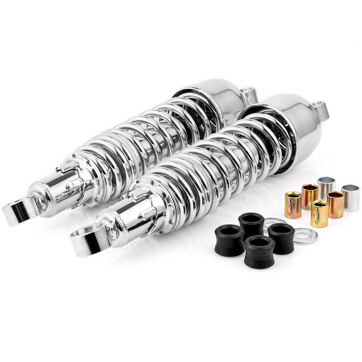 Solidspare 13" Chrome Rear Shock Abosorber for Harley Sportster XL 883 1200 48 72 1988-2023