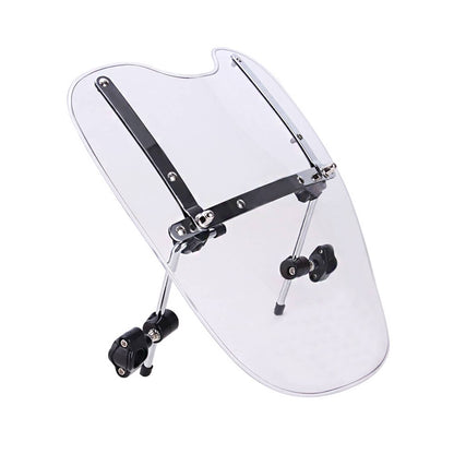 Solidspare For Harley Sportster XL 1200 883 Glide Softail Night Train Windshield w/ Bracket