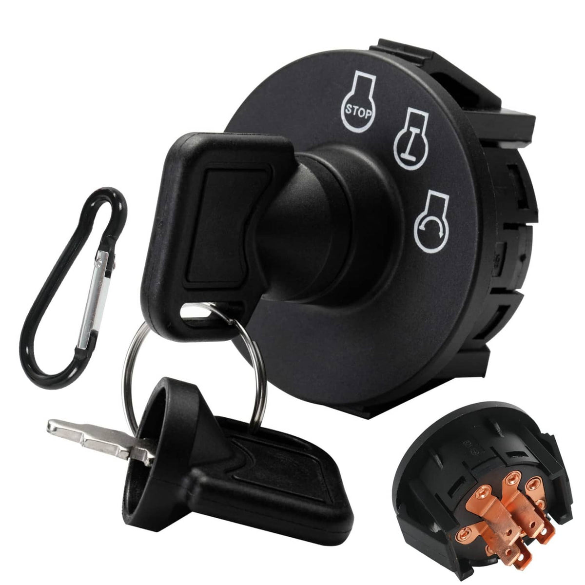 Solidspare Ignition Switch Fits Toro Titan & TimeCutter Series MX ZS SW SS W/ Umbrella Keys