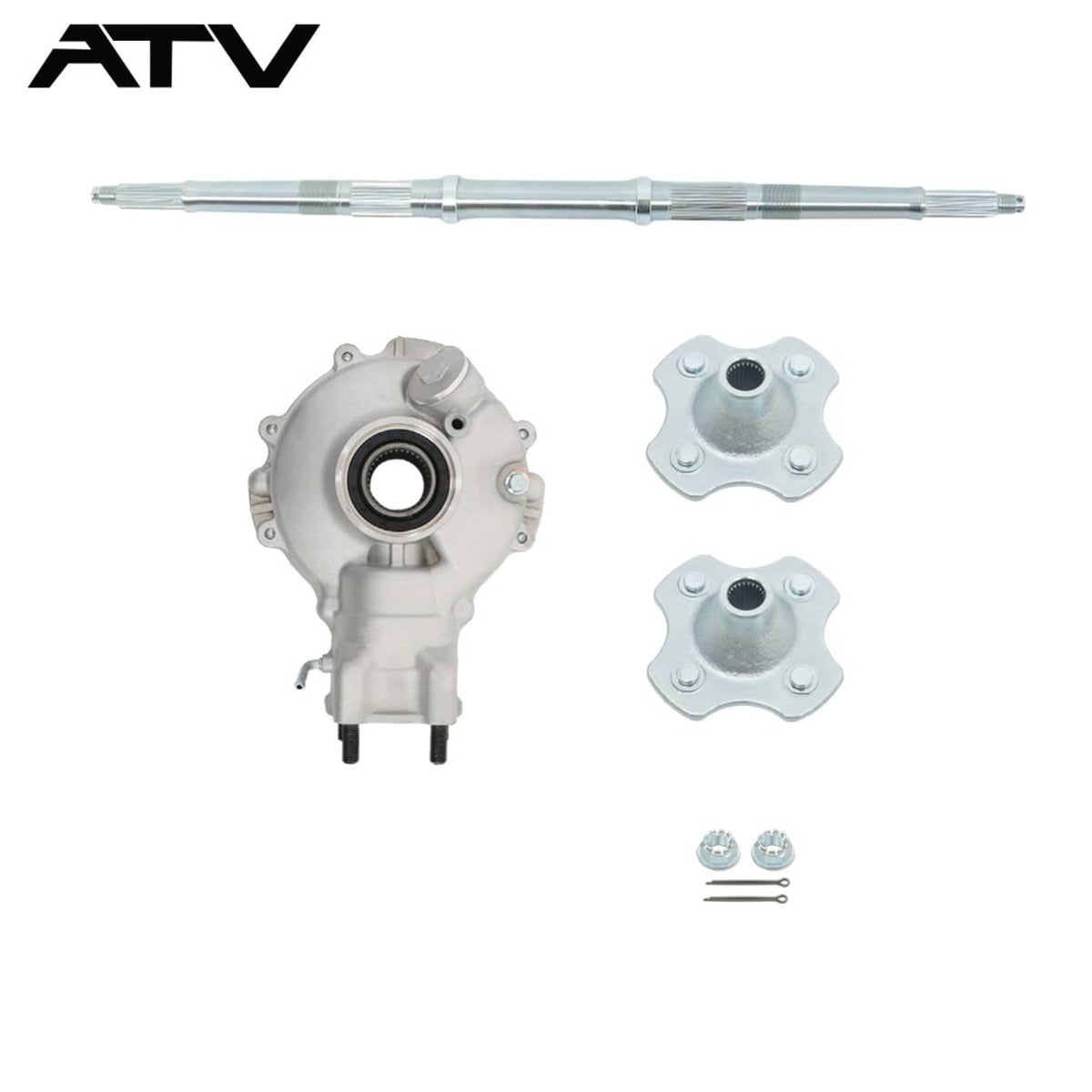 Solidspare Rear Differential Axle Shaft Wheel Hub For Honda TRX300FW Fourtrax 300 4X4 92-00