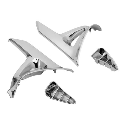 Solidspare For Honda GoldWing GL1800 01 2002-2011 Chrome Left + Right Parts Triangle Cover