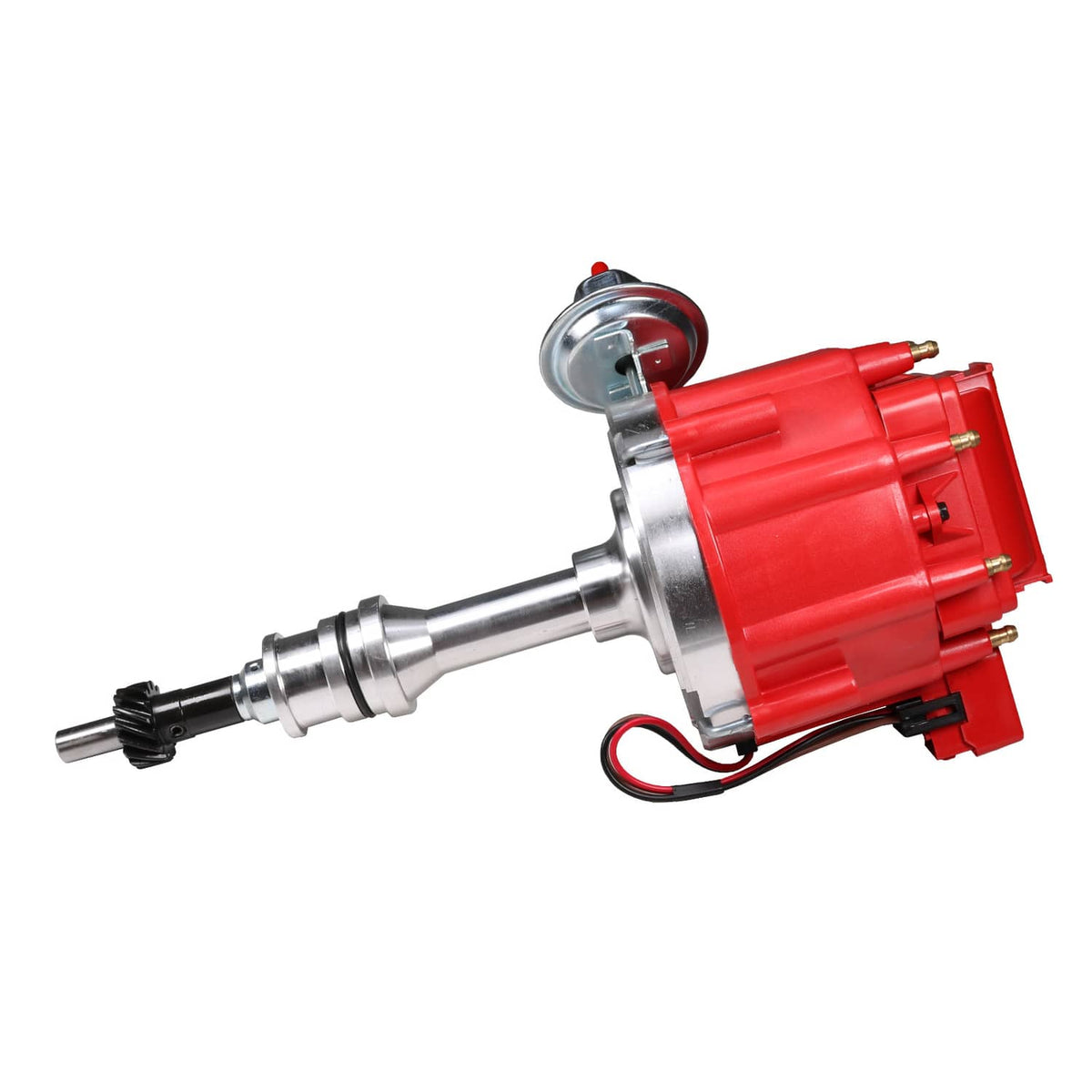 Solidspare Red HEI Distributor For Ford 351W Windsor w/ 65K Hi-output Coil & Pigtails NEW