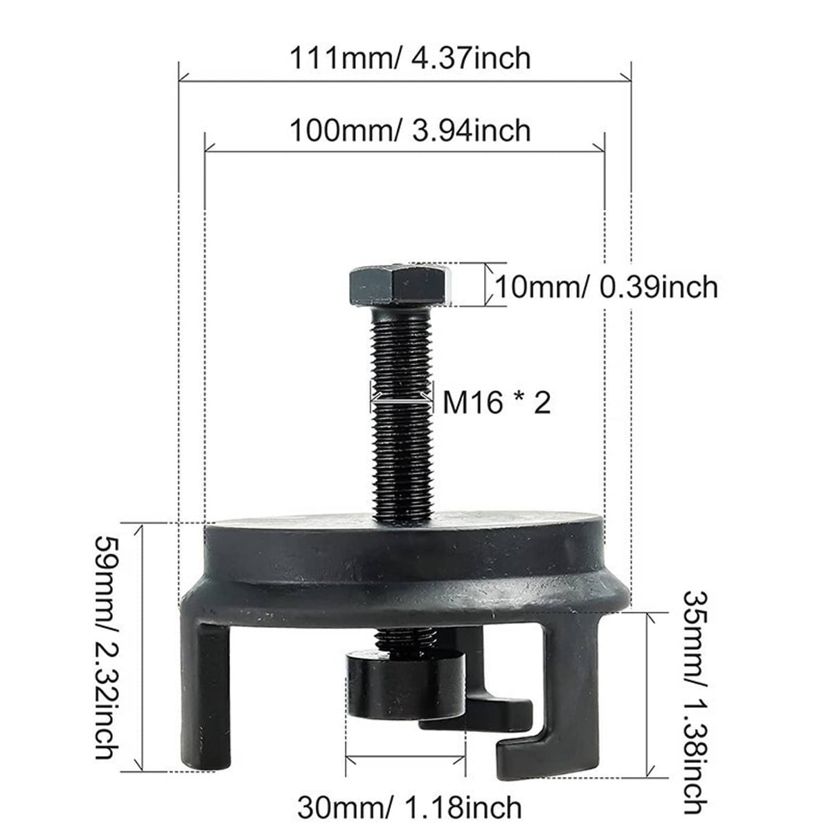 Solidspare For GM 5.3L 5.7 LS1 6.0 LS2 6.2 LS3 25264 Harmonic Balancer Puller Crank Pulley