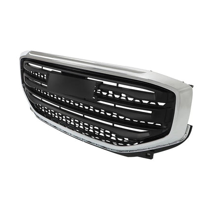 Fits GMC Acadia SLE SL 2017 2018 2019 Front Upper Grille Chrome+Black 84431667