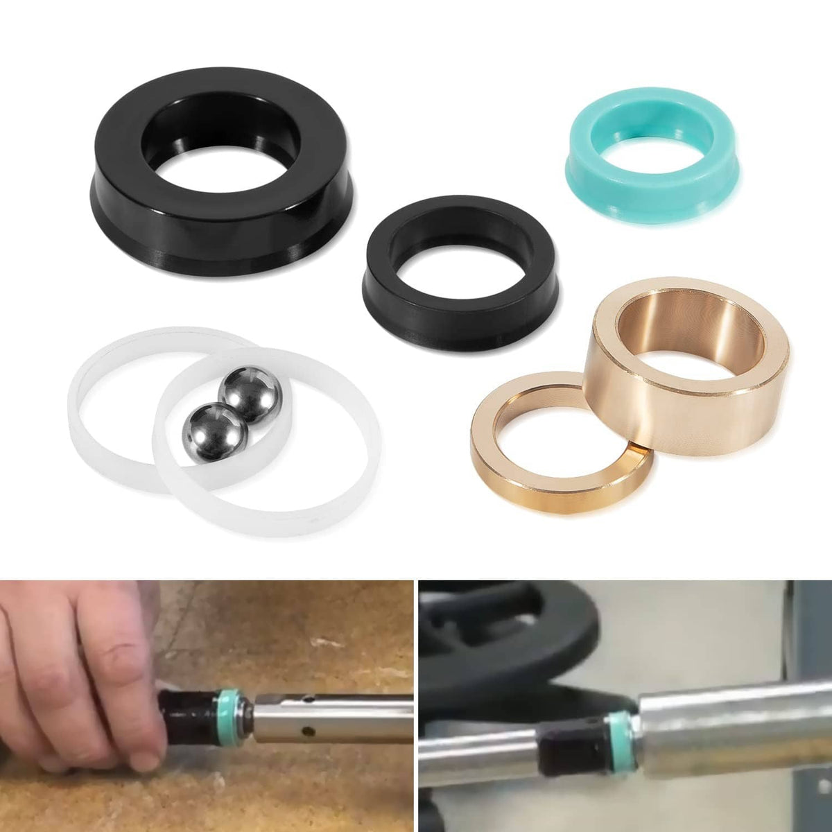 Solidspare 241623 Pump Repair Kit Fit for Fireball 300 (50:1) & Dynastar 10:1 Grease Pumps