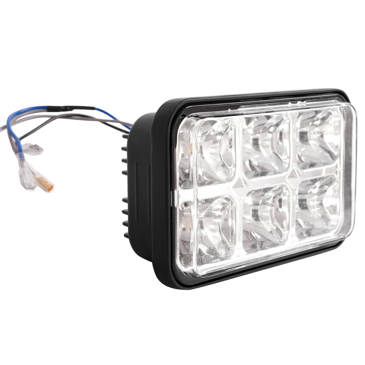 Solidspare Golf Cart LED Headlight Assembly For EZGO Workhorse Marathon 80-94 ST350 96-Up