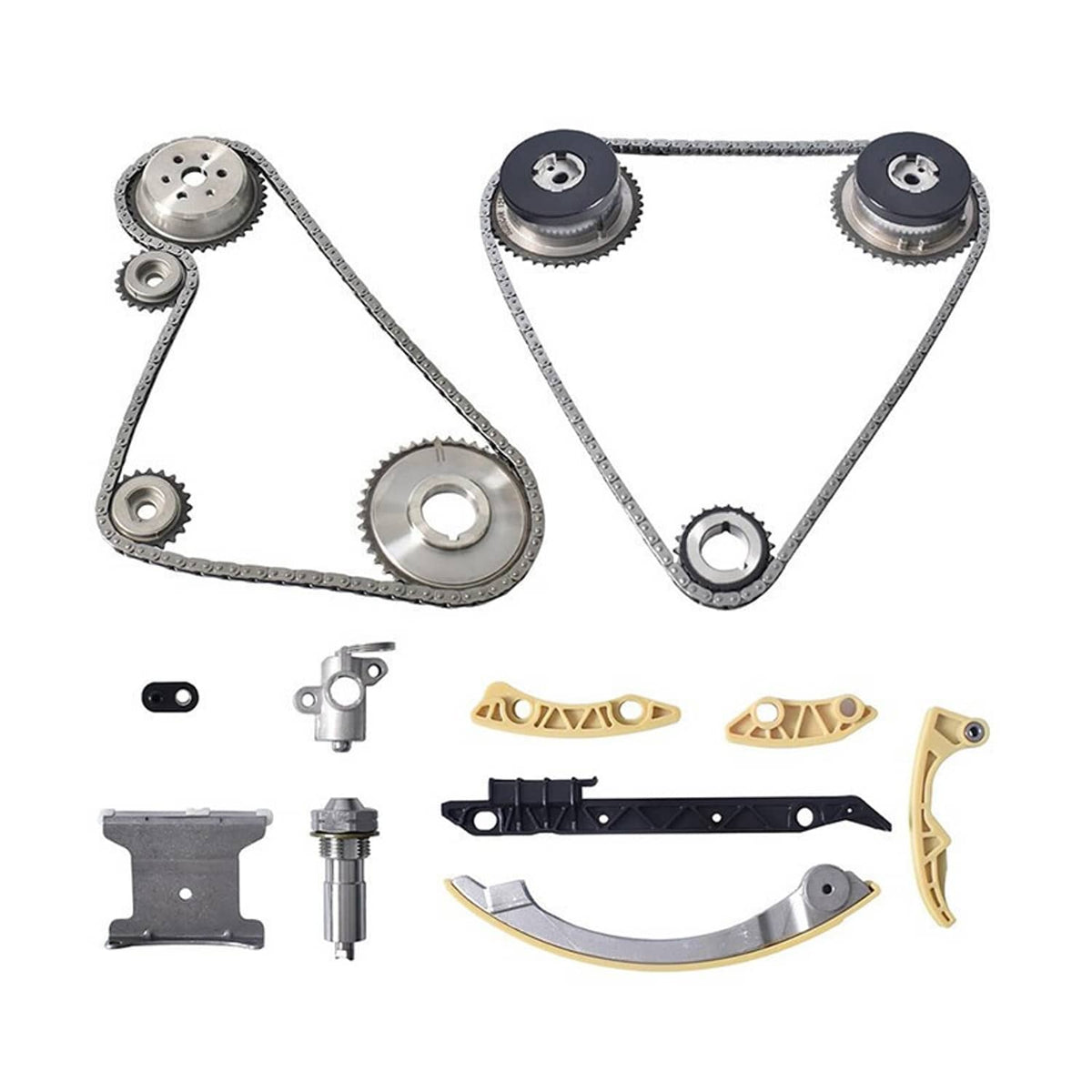 Solidspare New For GM Terrain Chevy Equinox 2.2L 2.4L Ecotec Timing Chain Kit w/ Water Pump