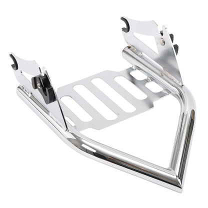 Solidspare Luggage Rack Rear Grab Handles Bracket Kit for 2009-Later Harley Touring Models