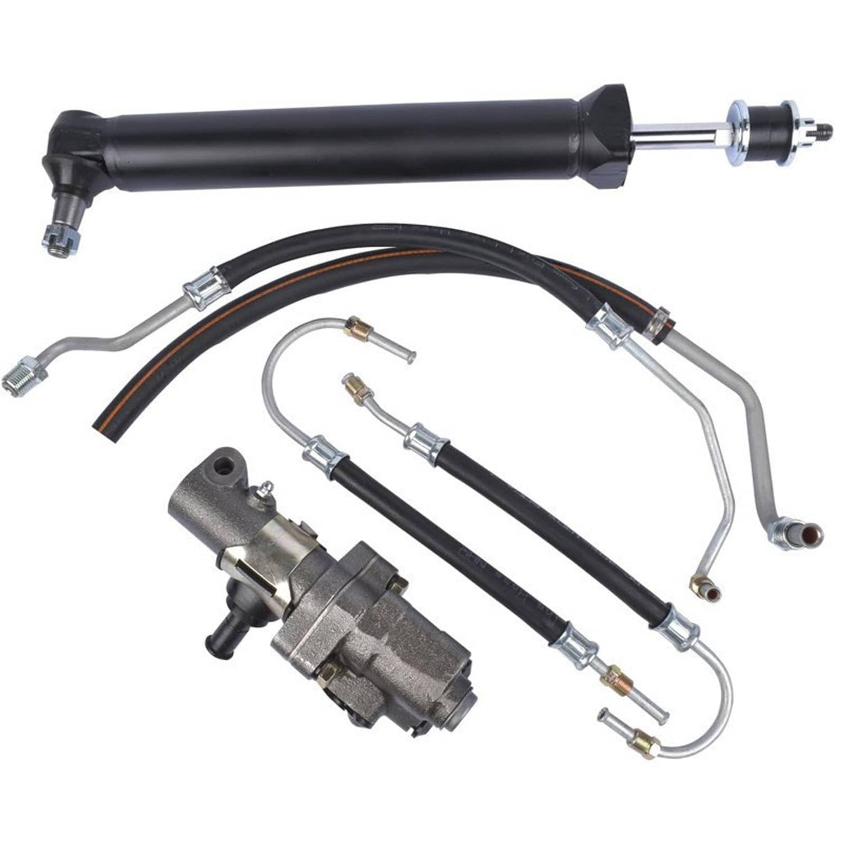 Solidspare For 1963-1979 Corvette Power Steering Valve Cylinder Ram Hose Kit NO CORES C2 C3