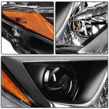 PAIR/SET LED DRL Projector Headlights Assembly For Toyota RAV4 2.5L 2016 17 2018