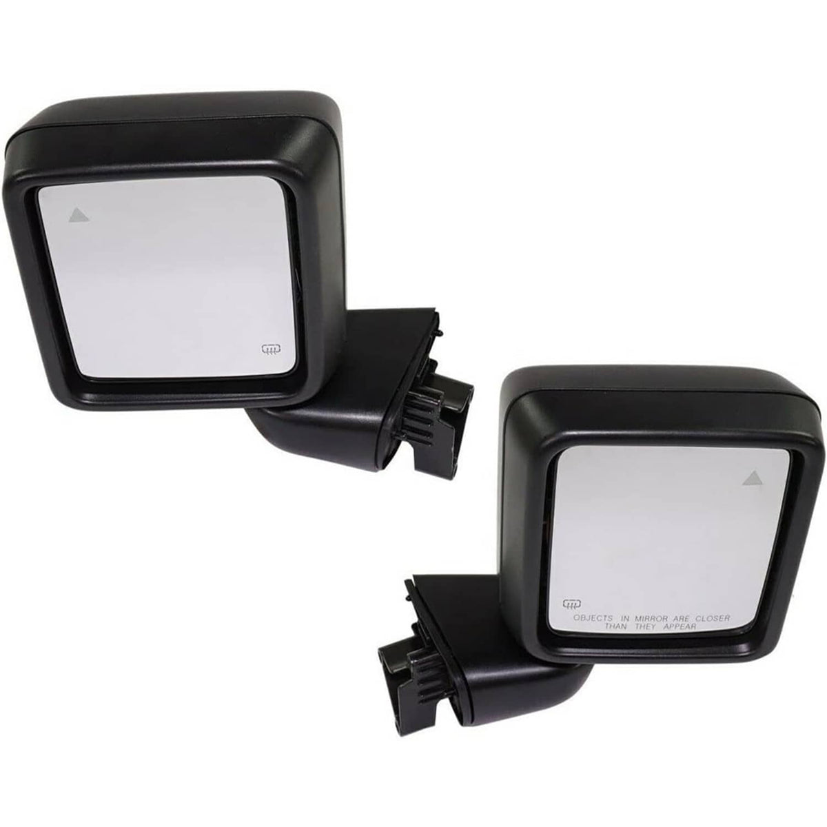 Solidspare Rear Mirror w/Blind Spot Left & Right Side For 2018-2025 Jeep Wrangler Gladiator