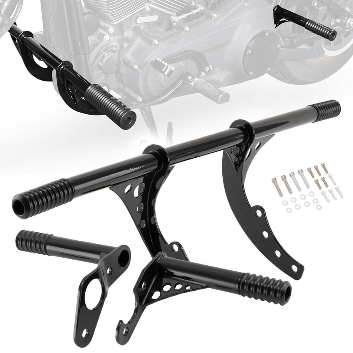 Solidspare Engine Guard Highway Bar Front Rear Crash Bar For Harley Softail FXBB 2018-2020