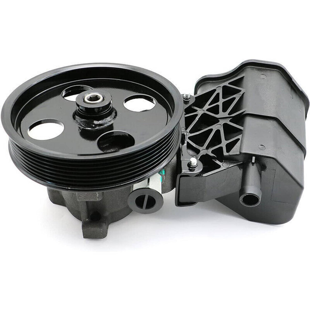 Solidspare New Power Steering Pump w/ Reservoir & Pulley For 04-07 Dodge Ram 1500 3.7L 4.7L