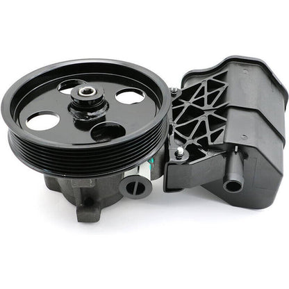 Solidspare New Power Steering Pump w/ Reservoir & Pulley For 04-07 Dodge Ram 1500 3.7L 4.7L