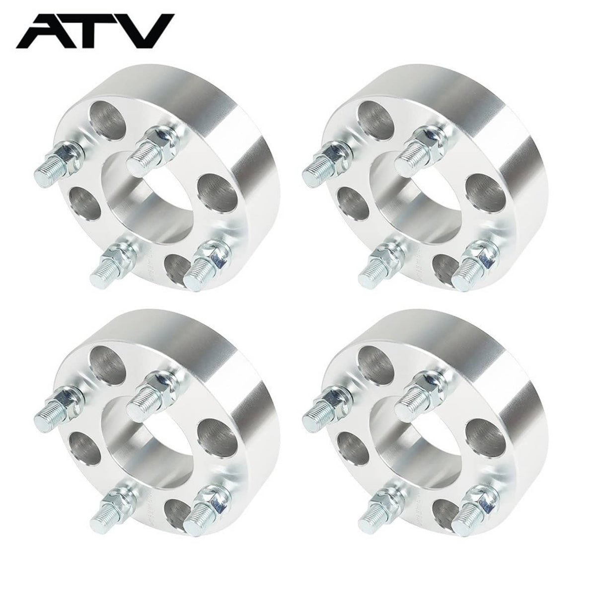 Solidspare 4pcs 1.5" Wheel Spacers For Golf Carts  Go Go Club Cars 4×4 4×101.6 1/2"×20