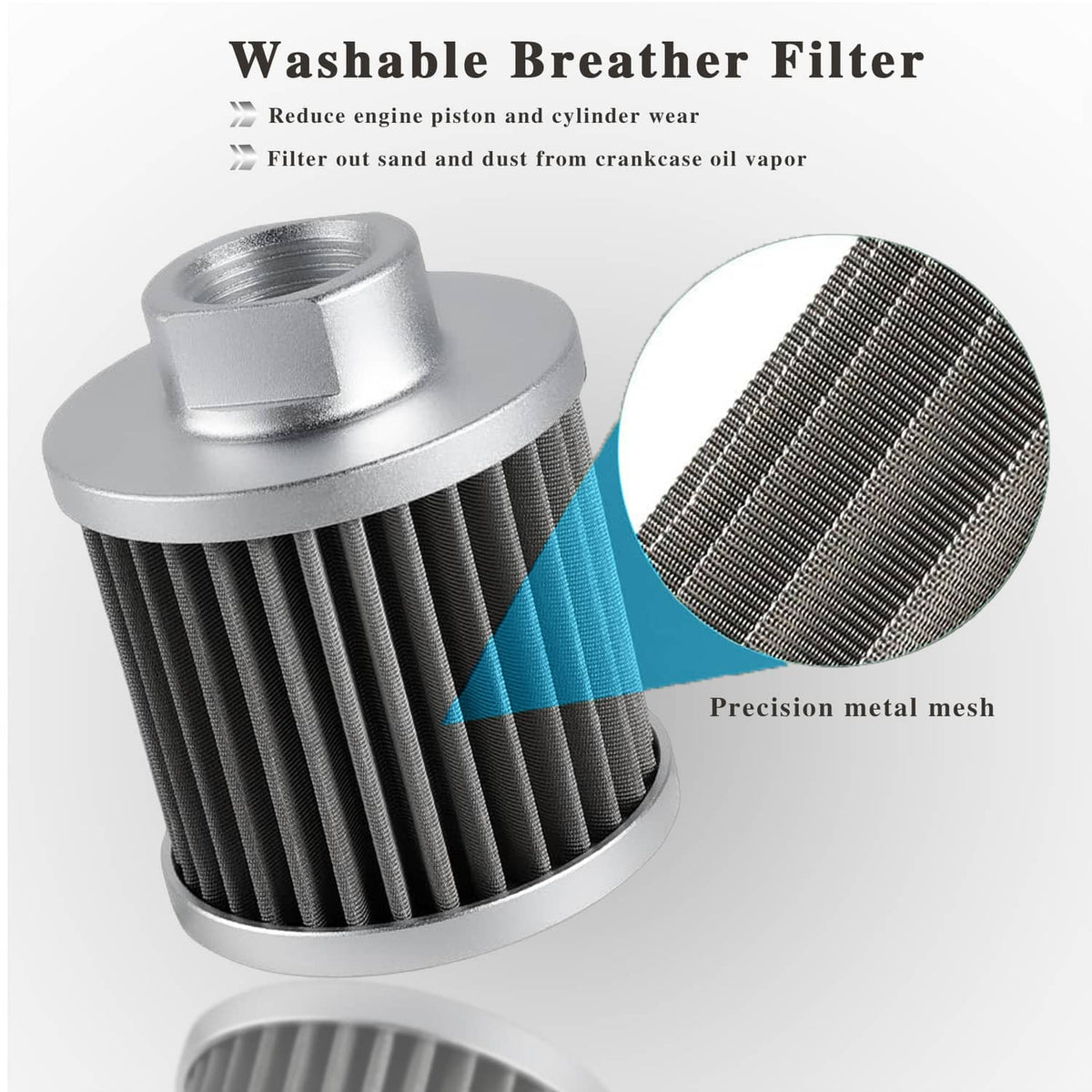 Solidspare Universal 2L Oil Catch Can Tank 2 Port AN10 W/ Breather Filter Drain Tap Baffled