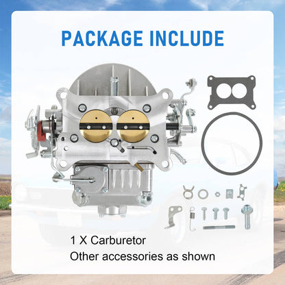 Solidspare Carburetor 500 CFM 2 Barrel Fit For 0-4412S Carb 2300 Manual Choke CJ5 CJ7