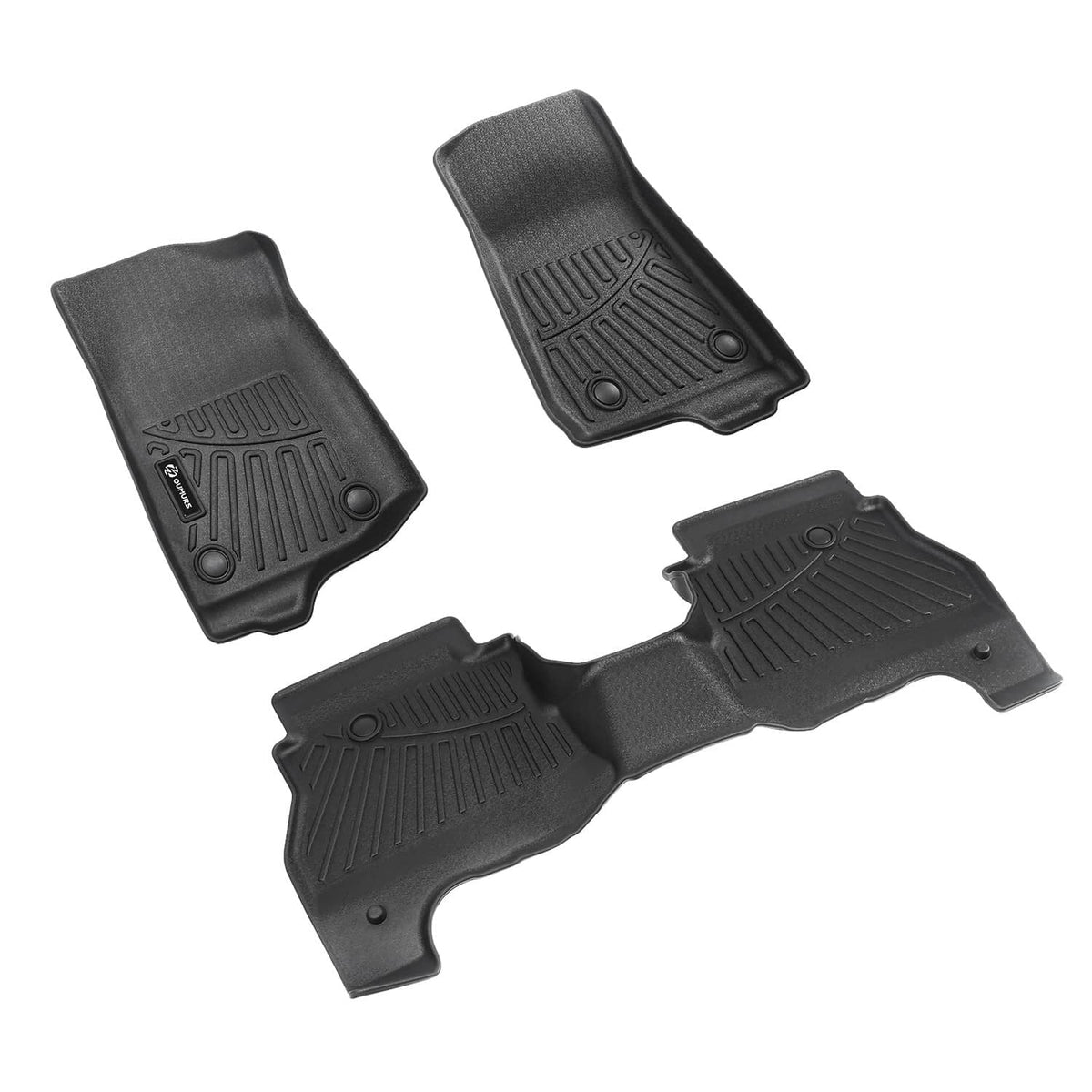 Solidspare Floor Mats Fit For 2020-2025 Jeep Gladiator All Weather TPE Protection Liners