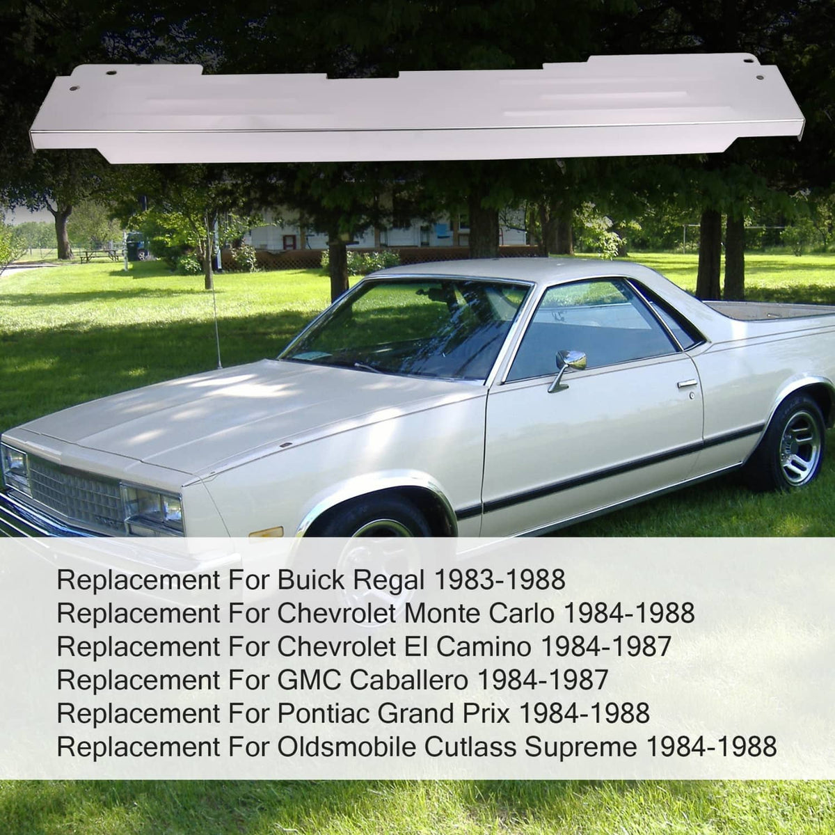 Solidspare Stainless Radiator Support For Chevrolet GMC Regal Monte Carlo 1978-1988 G-body