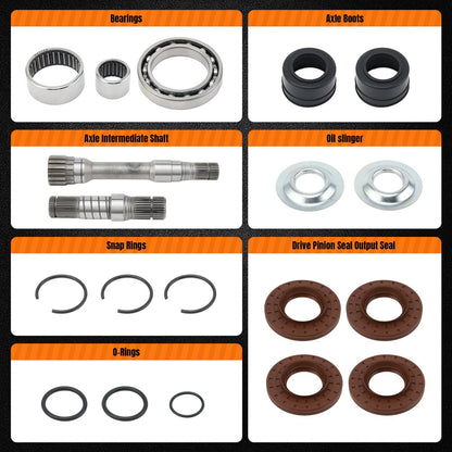 Solidspare Front Differential Axle Rebuild Kit w/ Intermediate Shaft For RAM 1500 3.6L V6