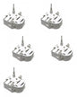 (5) VDO Metal Shaft STEPPER MOTOR for Mercedes Benz Gauge Cluster Temp RPM Speed
