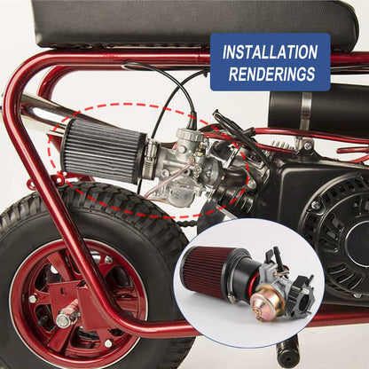 Solidspare Upgrade Air Filter Adapter Jet Kit Set For Predator 420CC 301CC 13HP 15HP Golf