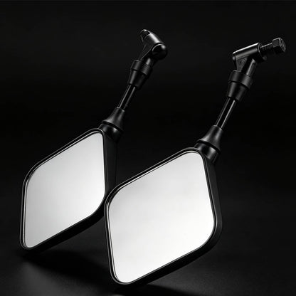 Solidspare Motorcycle Rear View Mirrors 10mm For Suzuki DR650S DR650SE DR650SER DR650SES
