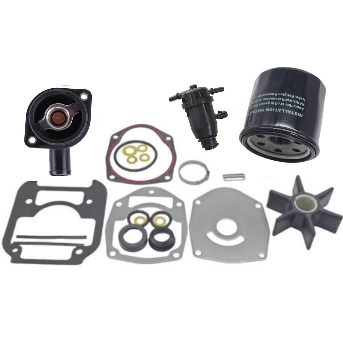 Solid Spare Mercury 175 200 225 HP V6 3.4L Outboard Maintenance Kit 8M0149930 8M0142980