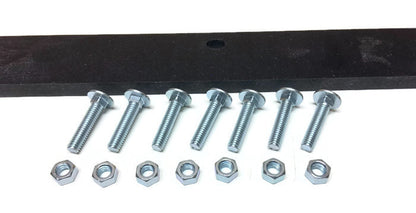Heavy Duty UHMW POLY WEAR EDGE BAR STRAP 1/2" for John Deere 46" Snow Blade Plow