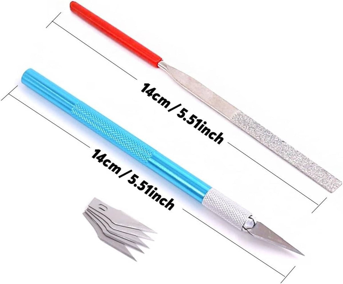 Solid Spare 9Pcs Basic Modeler Tool Set Craft Hobby Model Car Building Fix Kit for Gundam