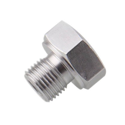 Solidspare Oil Pressure Sensor Adapter Male M16x1.5 to Female 1/8 NPT for GM LS Engine Swap