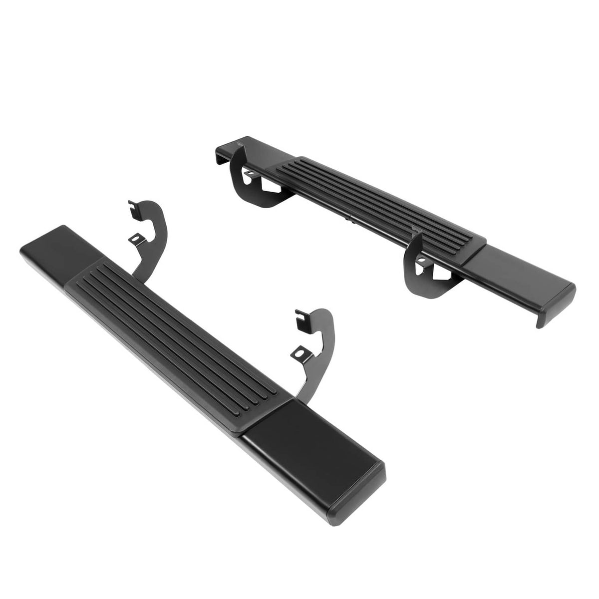 Solid Spare Side Step Bar Running Boards Black For 2019-2025 Silverado Sierra Regular Cab
