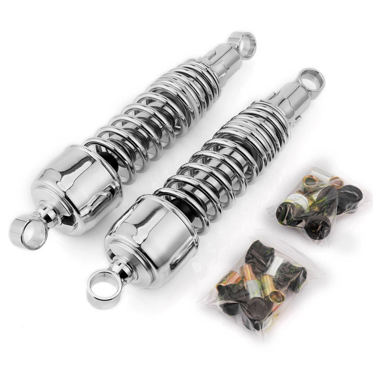Solidspare 13" Chrome Rear Shock Abosorber for Harley Sportster XL 883 1200 48 72 1988-2023