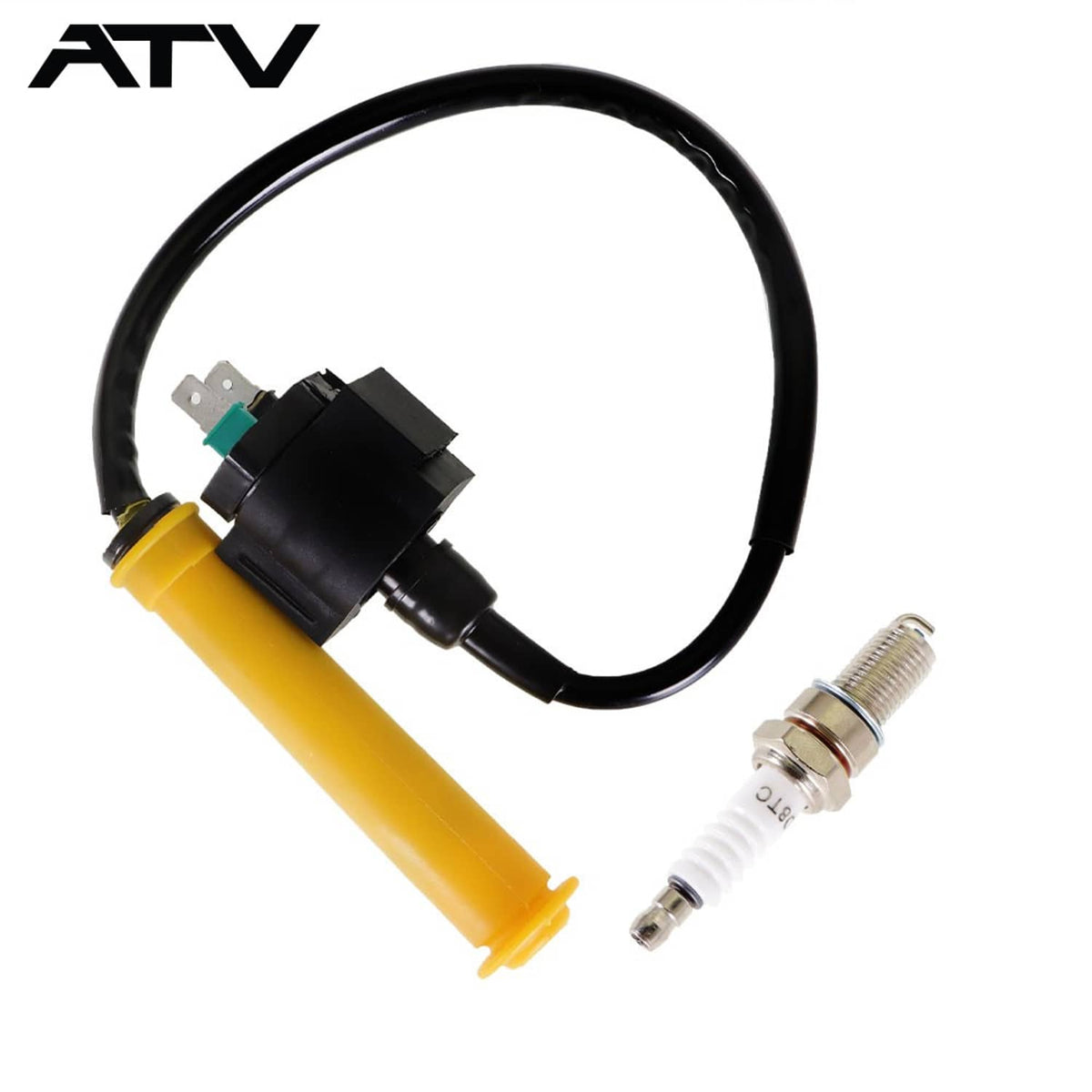 Solidspare Ignition Coil & Spark Plug for Honda Foreman 500 TRX 500 FA FGA PFA 2005-2014