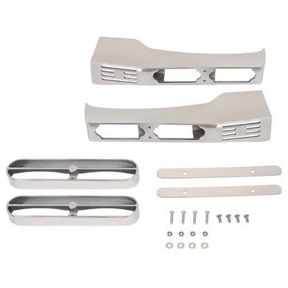 Solid Spare Fits Peterbilt 389 388 Silver Front Fender Light Bracket Double JJ Blinker Bar